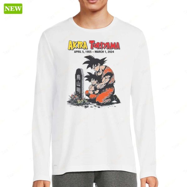 RIP Akira Toriyama Dragon Ball Z 1955 2024 Shirt