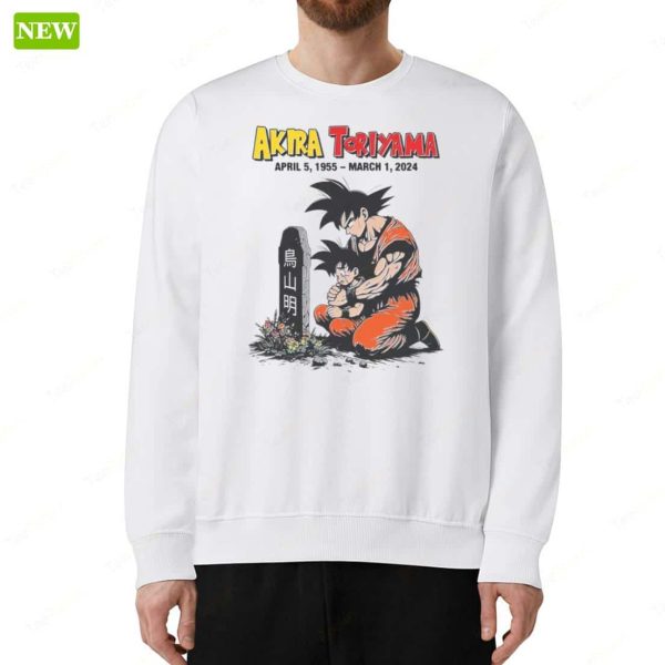 RIP Akira Toriyama Dragon Ball Z 1955 2024 Shirt