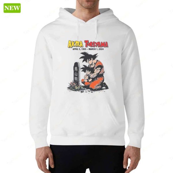 RIP Akira Toriyama Dragon Ball Z 1955 2024 Shirt