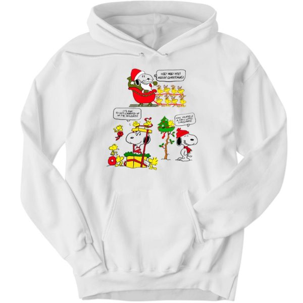 Snoopy Hee Hee Hee Mery Christmas 2022 Ladies Boyfriend Shirt