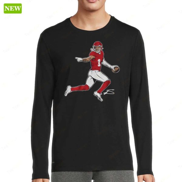 Stefon Diggs Houston Superstar Pose Shirt