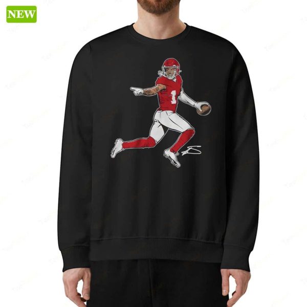 Stefon Diggs Houston Superstar Pose Shirt