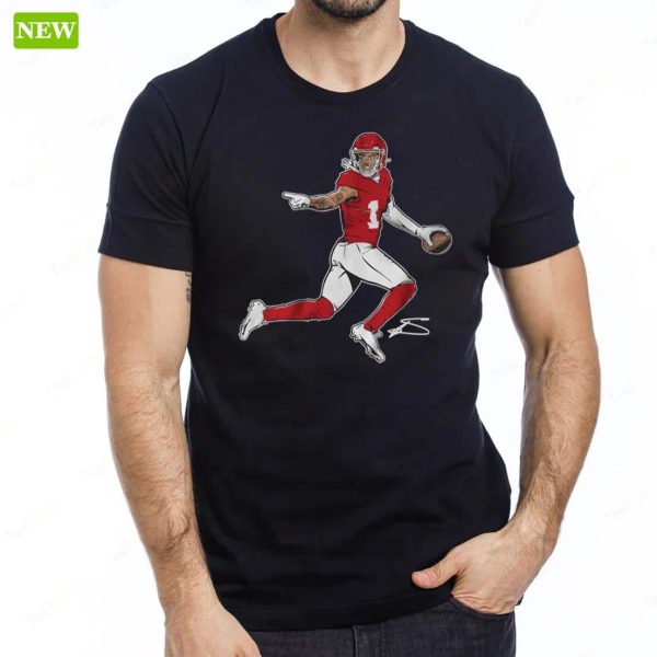 Stefon Diggs Houston Superstar Pose Shirt