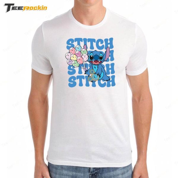 Stitch Balloons Donut Shirt