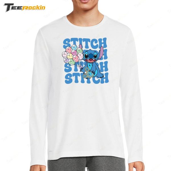 Stitch Balloons Donut Shirt