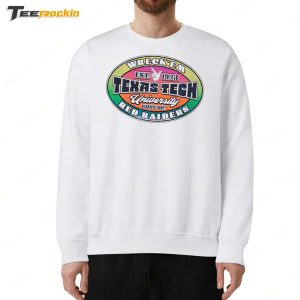 Texas Tech Wreckem University Guns Up Red Raiders Sk8 Est 6