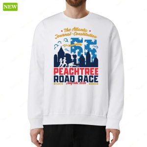 The Atlanta Journal Constitution Peachtree Road Race 2024 Hoodie 4