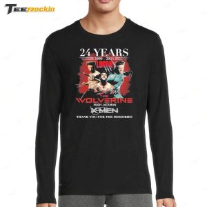 The Wolverine Hugh Jackman 2000-2024 24 Years Of The Memories Shirt 3 The Wolverine Hugh Jackman 2000 2024 24 Years Of The Memories Shirt 4