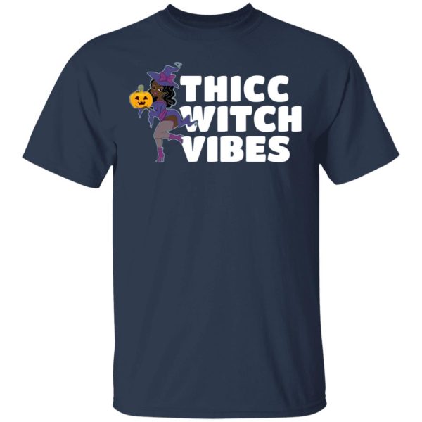 Thicc Witch Vibes Funny Bbw Redhead Witch Halloween T-Shirts, Hoodies, Sweater