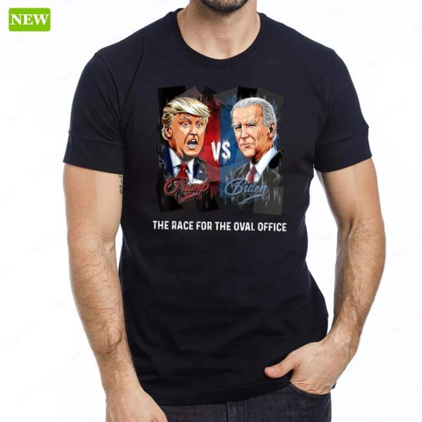 Trump Vs Biden 2024 Presidential Elections Funny Debate Premium SS Shirt