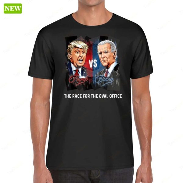 Trump Vs Biden 2024 Presidential Elections Funny Debate Premium SS Shirt