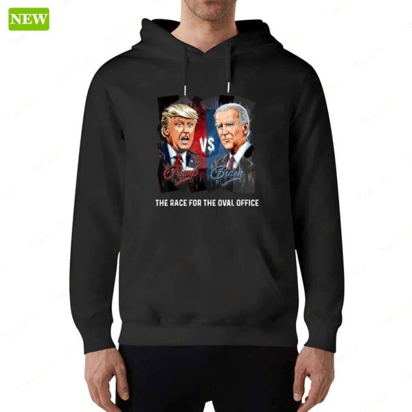 Trump Vs Biden 2024 Presidential Elections Funny Debate Premium SS Shirt