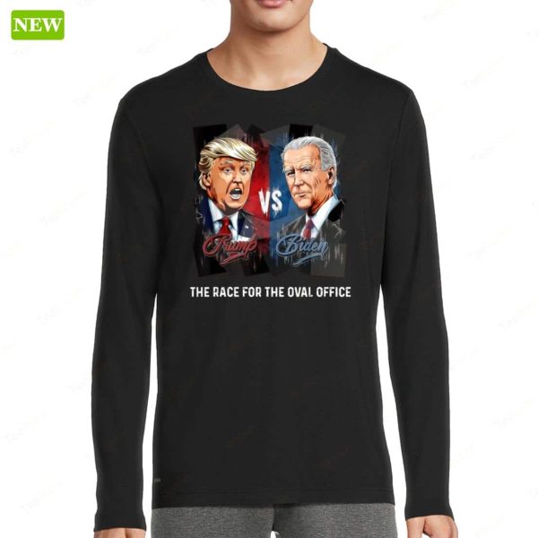 Trump Vs Biden 2024 Presidential Elections Funny Debate Premium SS Shirt