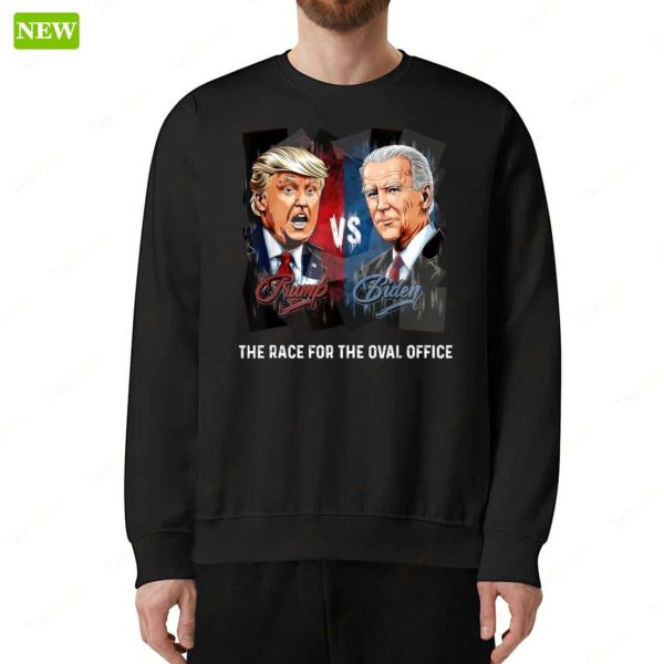 Trump Vs Biden 2024 Presidential Elections Funny Debate Premium SS Shirt