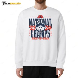 Uconn Men's Basketball 2023 and 2024 Champions Shirt 4 Uconn Mens Basketball 2023 and 2024 Champions Shirt 5