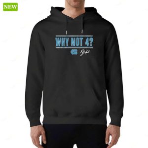 Unc Basketball Rj Davis Why Not 4 Hoodie 1