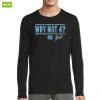 Unc Basketball R.j. Davis Why Not 4 Long Sleeve Shirt