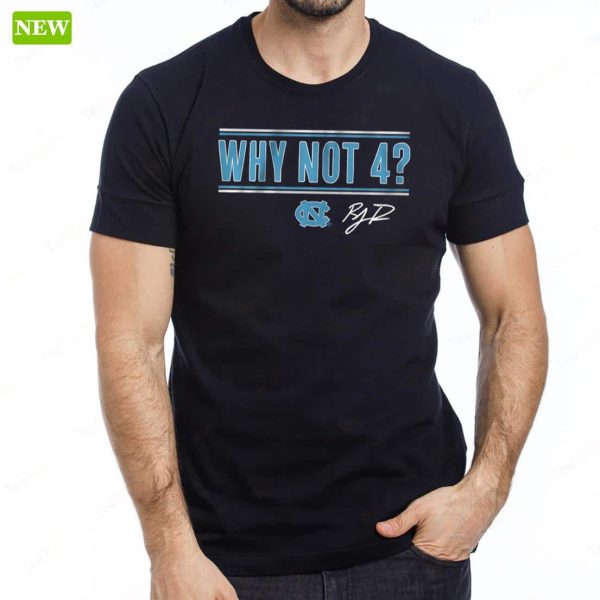 Unc Basketball R.j. Davis Why Not 4 Premium SS Shirt