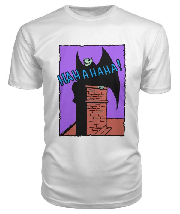 Vintage horror comic pop art design – vampire on roof shirt