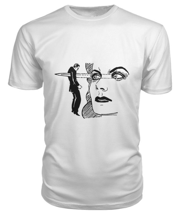 Vintage illustration if looks can kill t-shirt