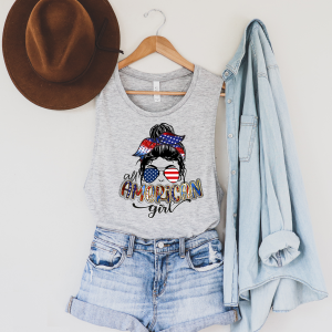 All American Girl Messy Bun