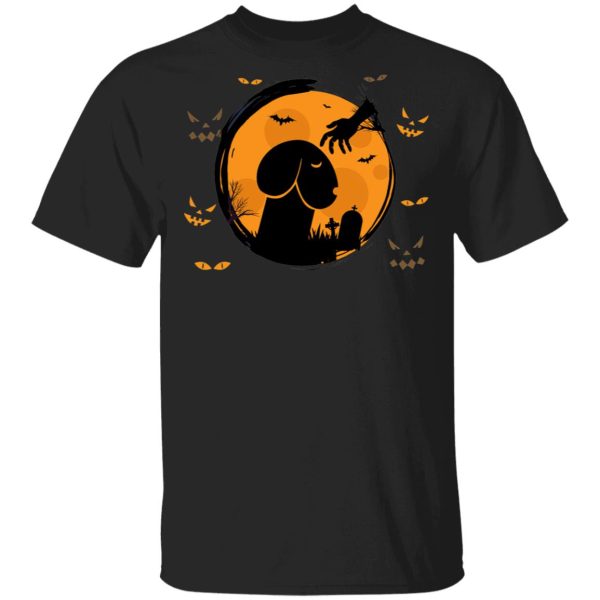 Dickhead Dog In The Night Of Halloween T-Shirt