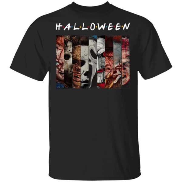 FRIENDS Horror Movies Killers Halloween T-Shirt