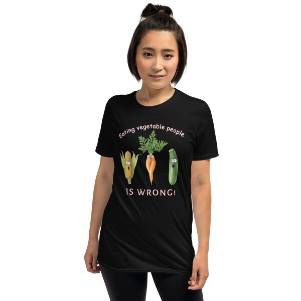 Funny EATING VEGETABLE PEOPLE IS WRONG Unisex T-Shirt