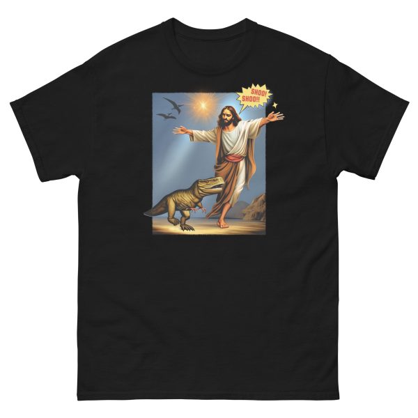 Funny JESUS KICKS A T REX Unisex T-shirt