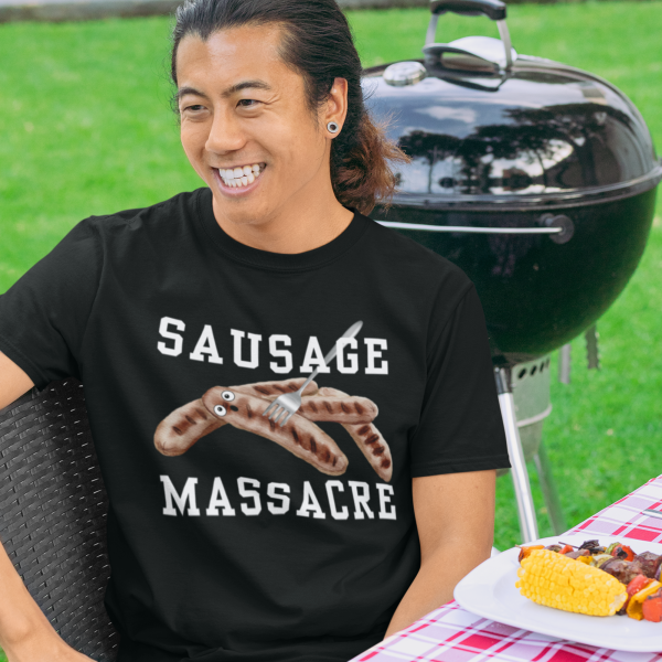 Funny SAUSAGE MASSACRE Unisex T-Shirt