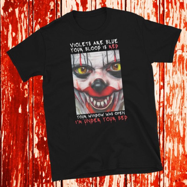 Funny SCARY CLOWN HALLOWEEN Unisex T-Shirt