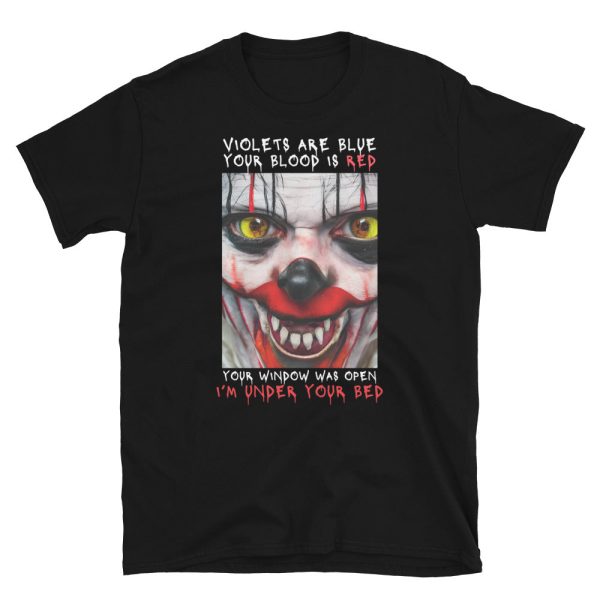 Funny SCARY CLOWN HALLOWEEN Unisex T-Shirt