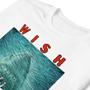 Funny WISH YOU WERE HERE! SHARK ATTACK Unisex T-Shirt 2 Funny WISH YOU WERE HERE! SHARK ATTACK Unisex T Shirt 3