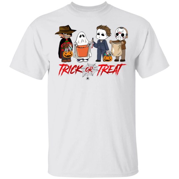 Horror Movies Trick Or Treat Halloween T-shirt