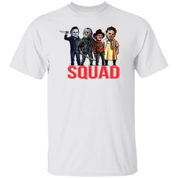 Horror Squad Goals Halloween T-Shirt