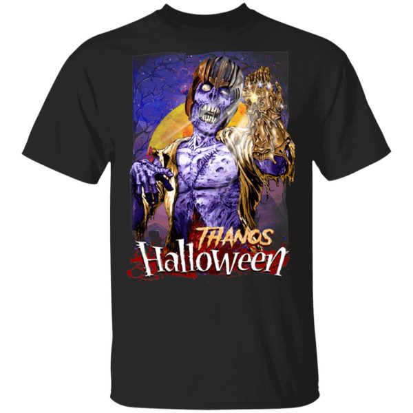 Horror Zombie Thanos Marvel Halloween T-Shirt