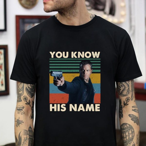 Jason Bourne you know his name vintage t-shirt