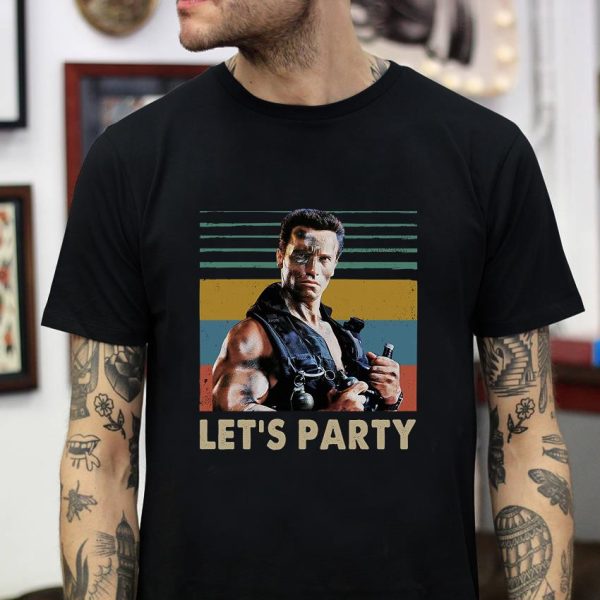 John Matrix let’s party vintage t-shirt