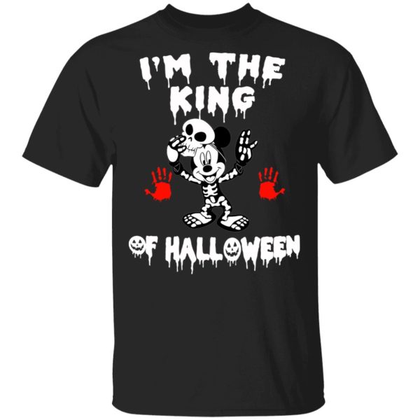 Mickey Mouse Disney Im The King Of Halloween T-Shirt