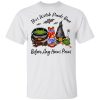 Pabst Blue Ribbon Bottle This Witch Needs Beer Before Any Hocus Pocus Halloween T-Shirt