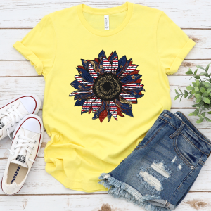Patriotic Sunflower