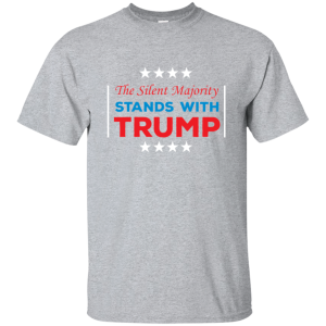 Silent Majority Stands With Trump Tee 3