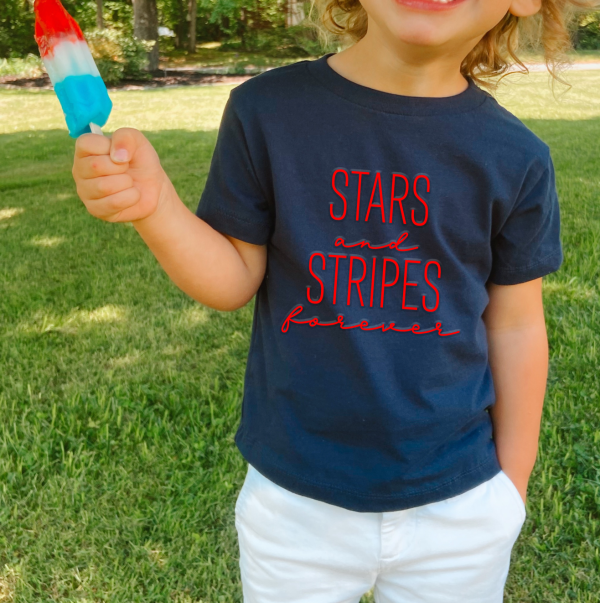 Stars and Stripes- Puff Print