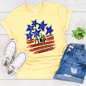 Stars and Stripes watercolor