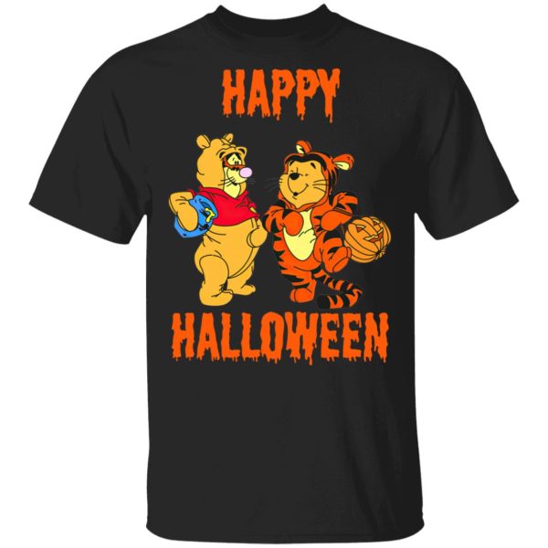 Tigger And Pooh Happy Halloween T-Shirt