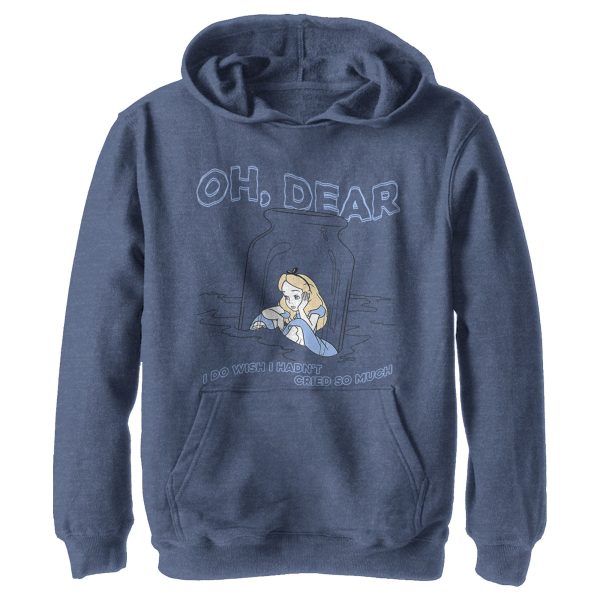 Boy_s Alice in Wonderland Alice Oh, Dear Cried So Much Pull Over Hoodie