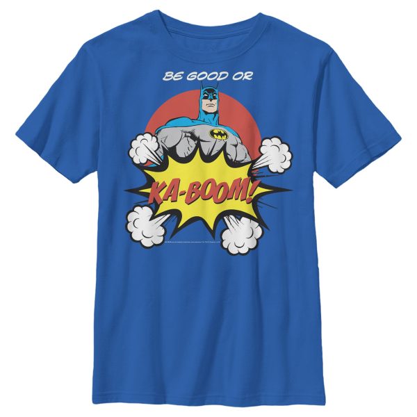 Boy_s Batman Be Good or Kaboom T-Shirt