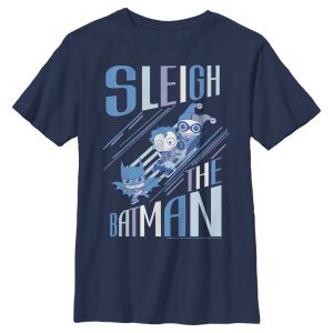 Boy_s Batman Christmas Sleigh the Hero T-Shirt