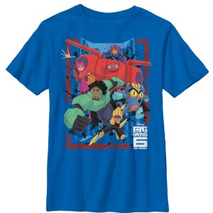 Boy_s Big Hero 6 Hero Team Frame T-Shirt