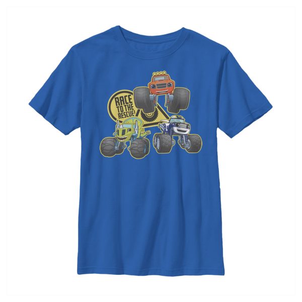 Boy_s Blaze and the Monster Machines Race to Rescue T-Shirt